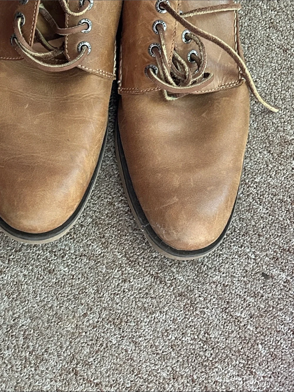 Sperry Top-Sider Men's Brown Leather Oxfords